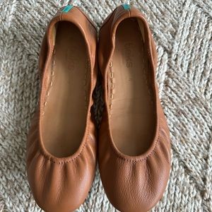 Barely worn camel Tieks